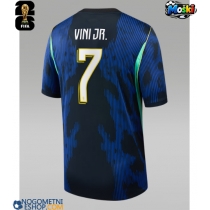 Moški Nogometni dresi Brazilija Vinicius Junior #7 Gostujoči SP 2026 Kratek Rokav